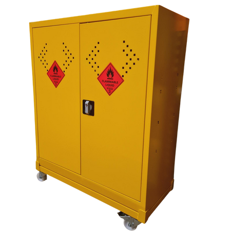 Mobile Dangerous Substance Storage Cabinet | Lockable COSHH Chemical Storage