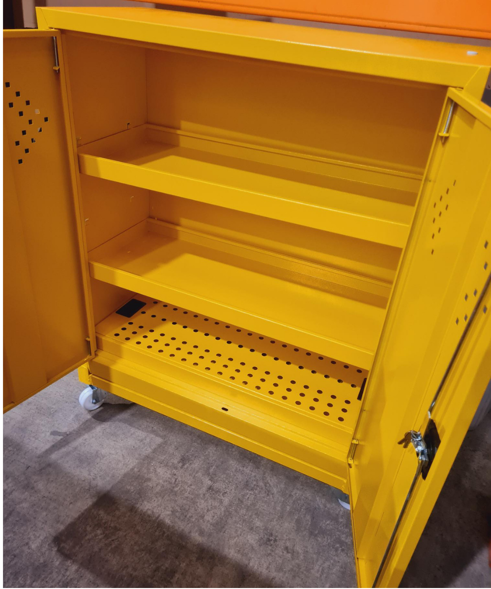 Mobile Dangerous Substance Storage Cabinet | Lockable COSHH Chemical Storage