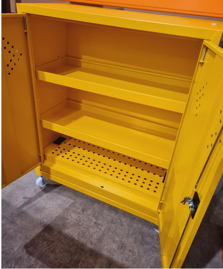 Mobile Dangerous Substance Storage Cabinet | Lockable COSHH Chemical Storage