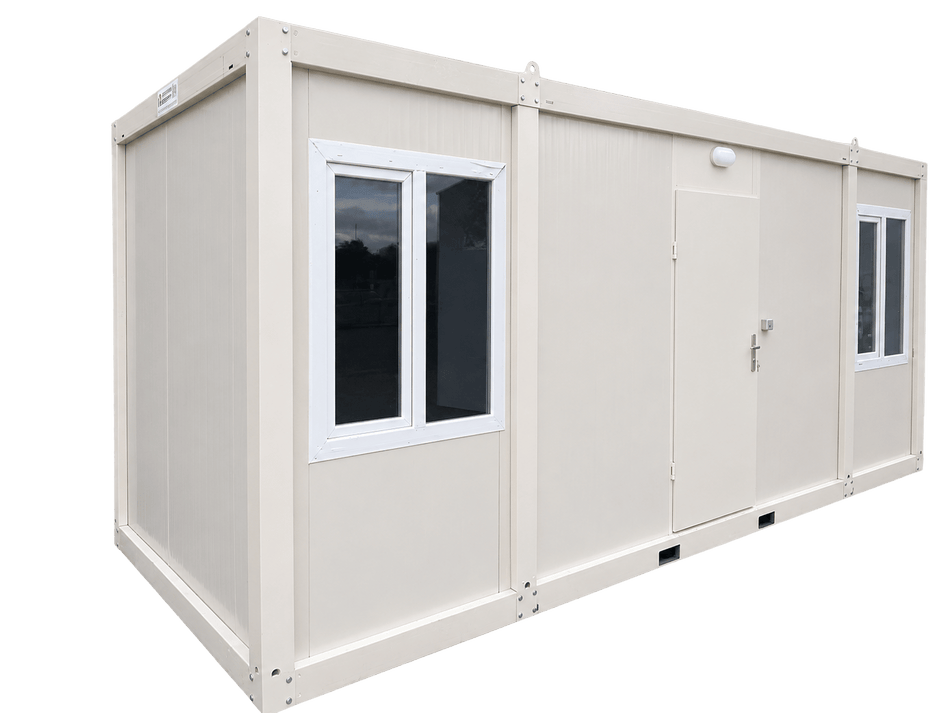 20ft x 8ft Insulated Container Office | Pre-Built Site Office