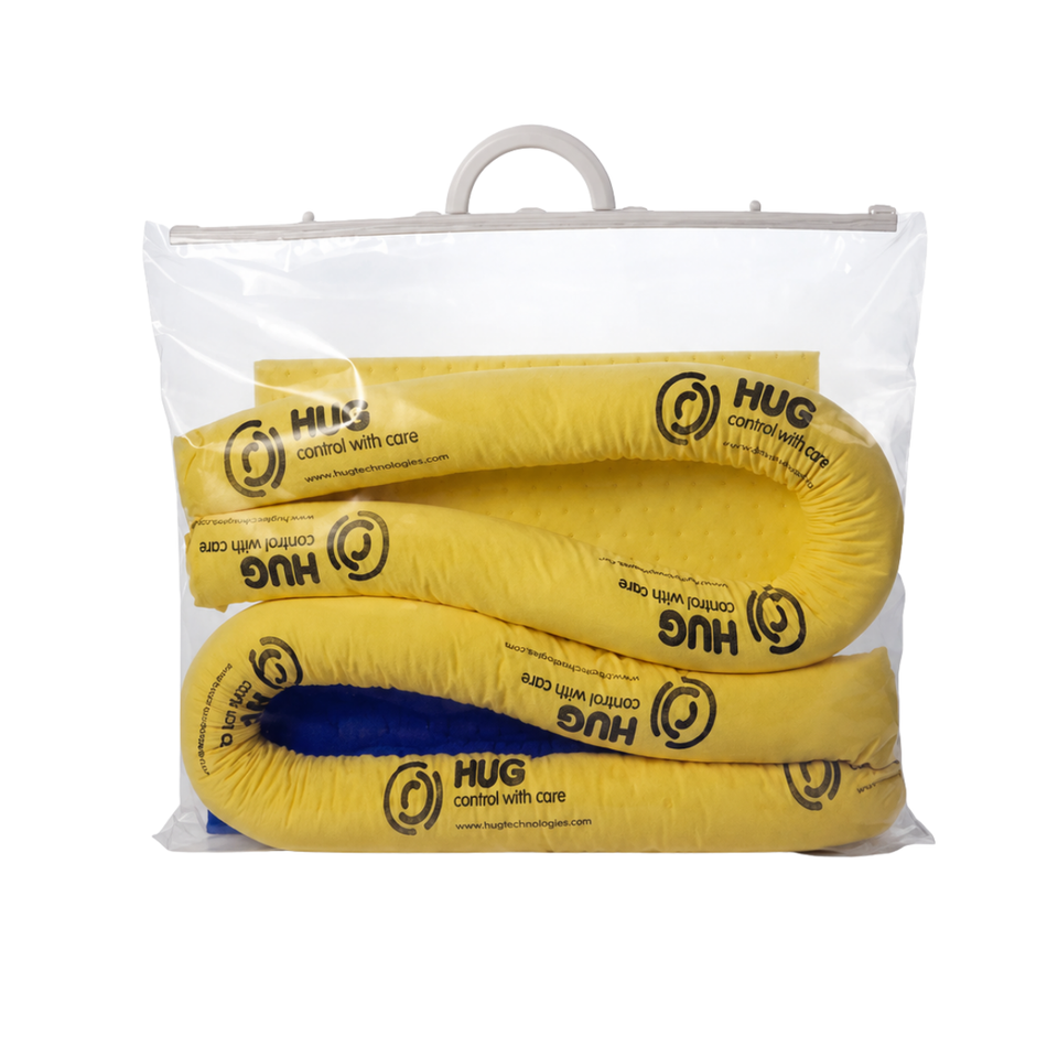 20 Litre Chemical Emergency Spill Kit - Clear Bag