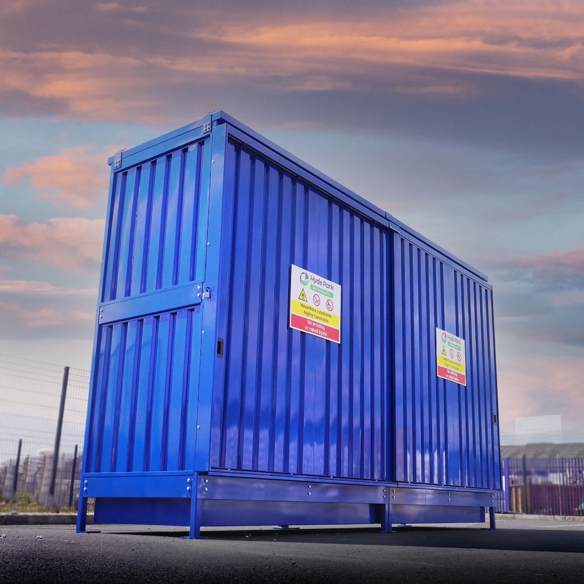 8 IBC Dual Purpose Bunded Storage Unit | Secure Chemical & IBC Storage Building