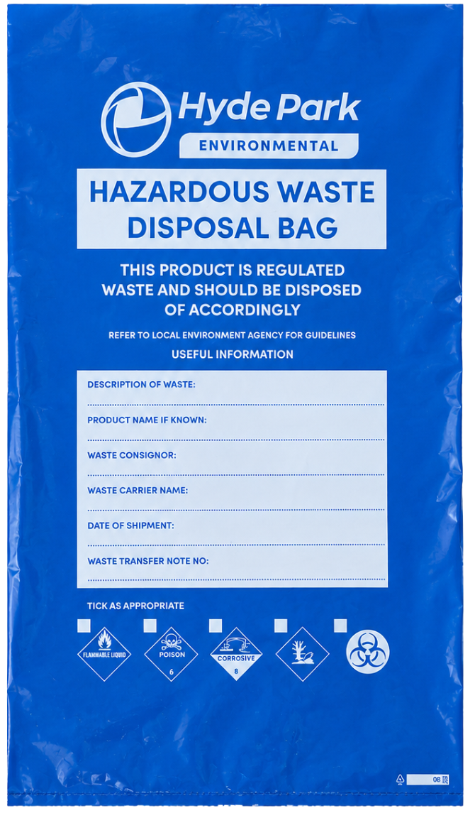 Hazardous Waste Disposal Bags (Pack of 10)