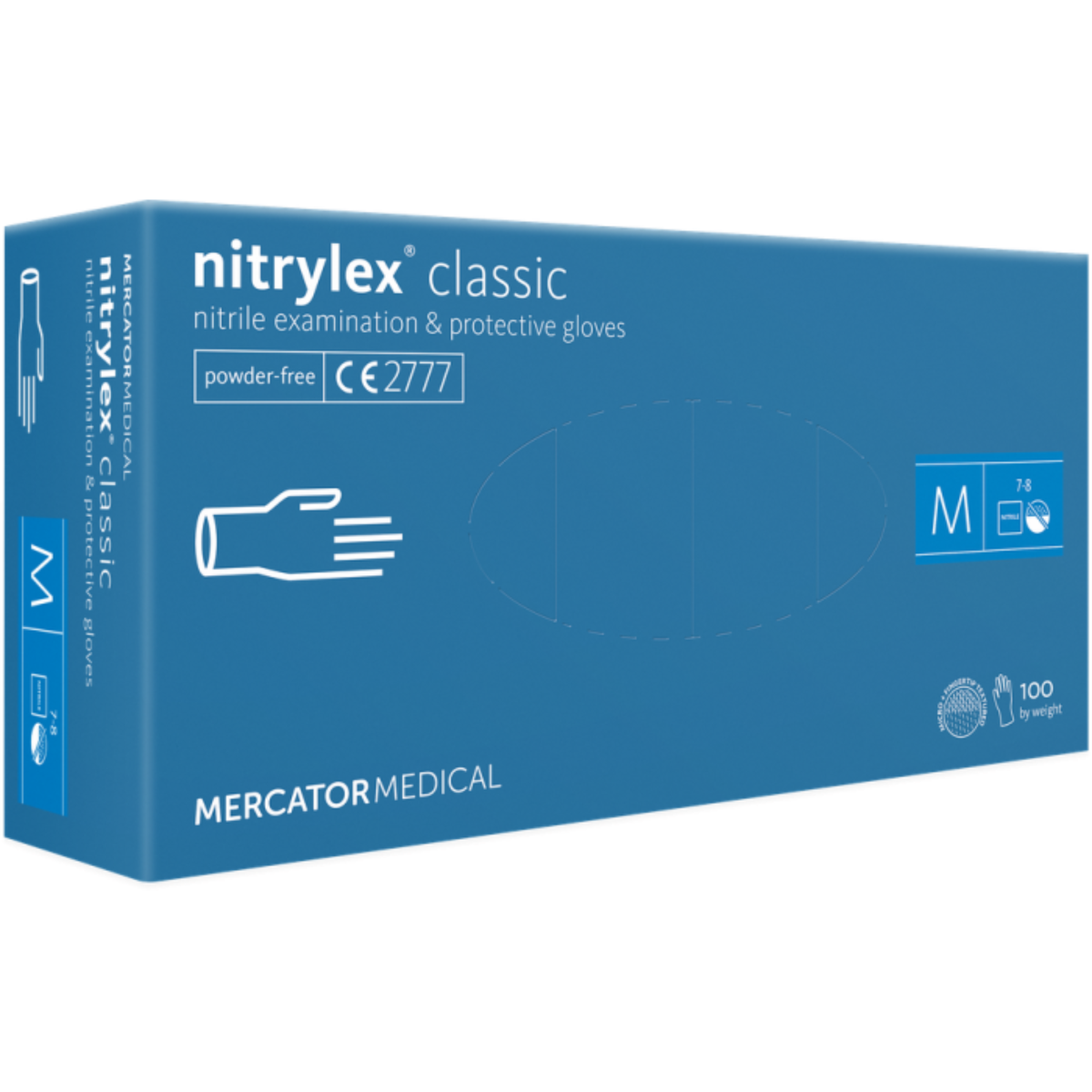 Blue Powder-Free Nitrile Disposable Gloves