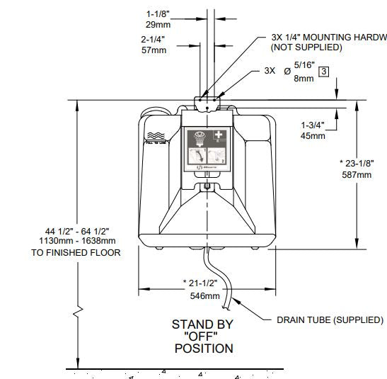 Portable Gravity Fed Eyewash