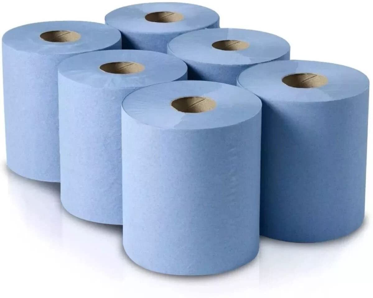 2 Ply Blue Roll Six Pack