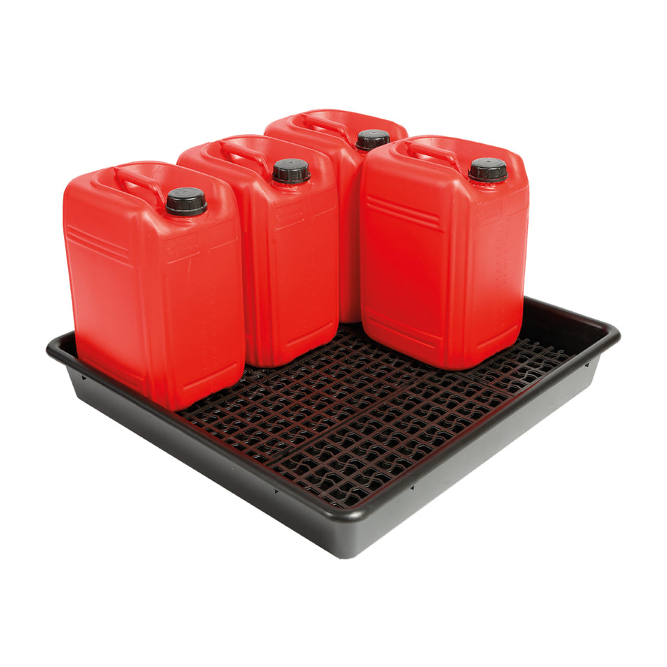 Drip Tray For 9 x 20 Litre Drums, With Container Grid