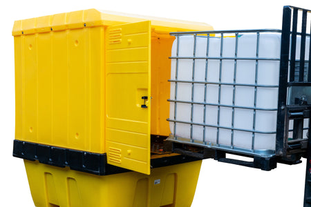 All Weather Double IBC Bunded Cover | Covered Spill Pallet for 1 x 1000L IBC