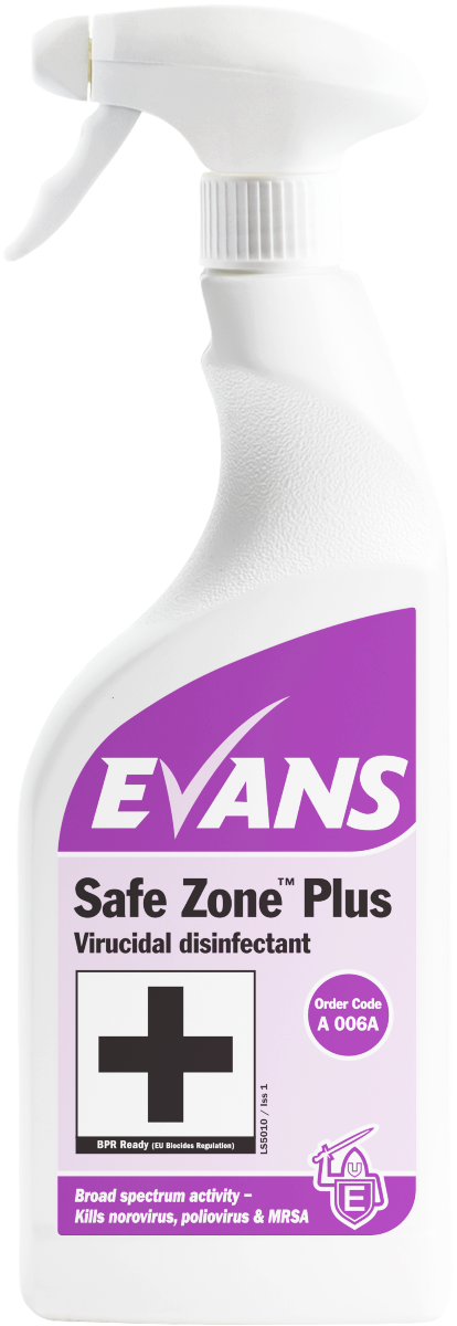 Evans Safe Zone Plus Virucidal Clenear 750ml