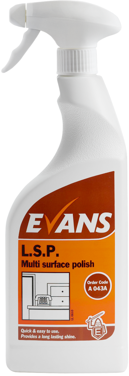Evans LSP Multi Surface Liquid Spray Polish 750ml