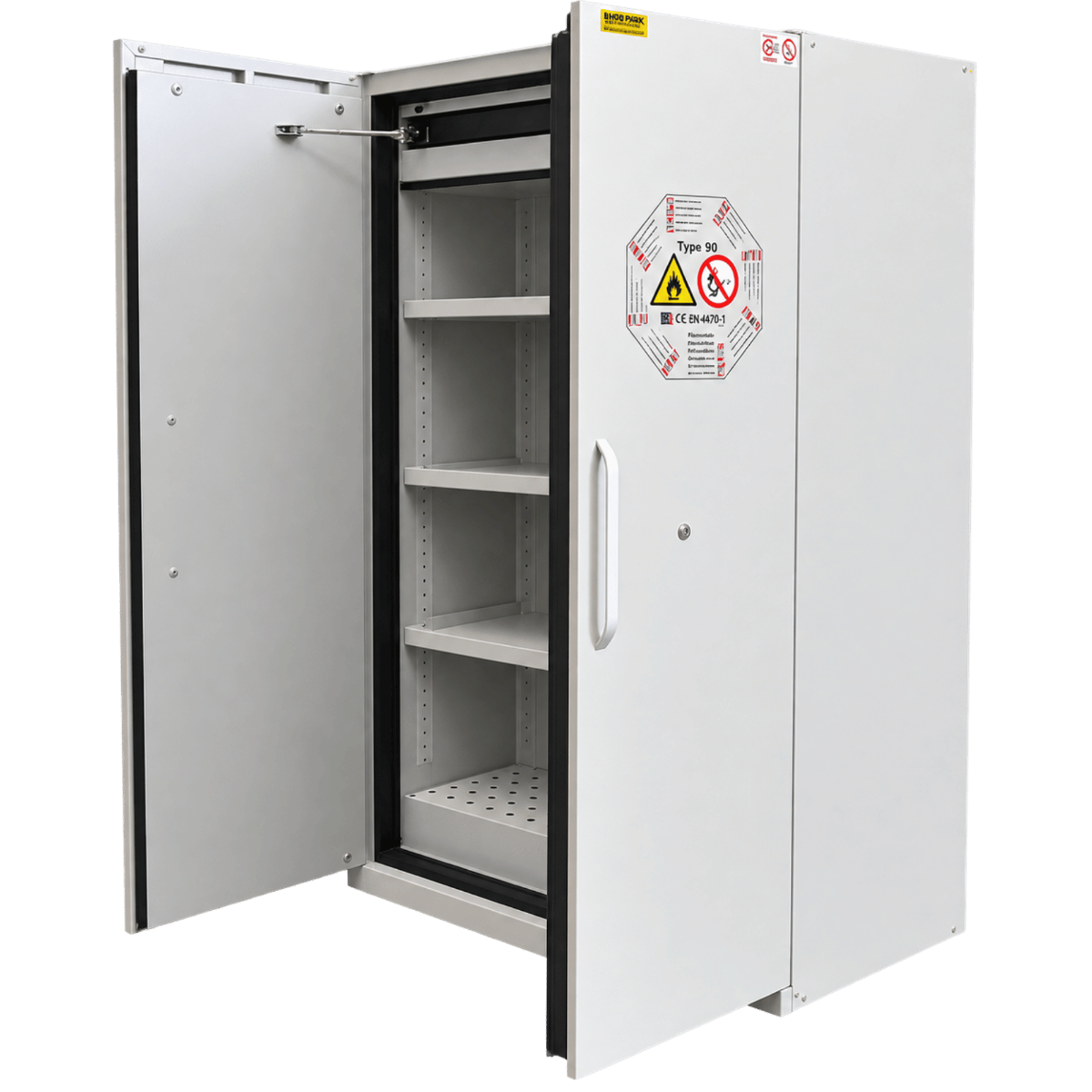 Type 90 Fire Rated Safety Storage Cabinet | EN 14470-1 2 Door Flammable Cabinet