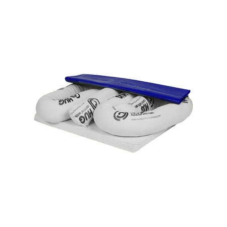 HUG 210 Litre Oil Emergency Spill Kit | Mobile Oil Spill Kit with Wheelie Bin