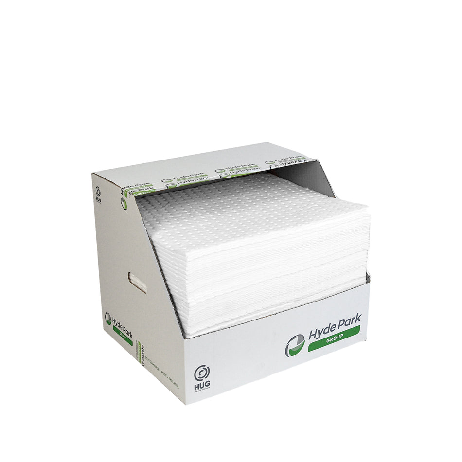 HUG Heavyweight Oil-Only Pads in Dispenser Box - 100 Pack