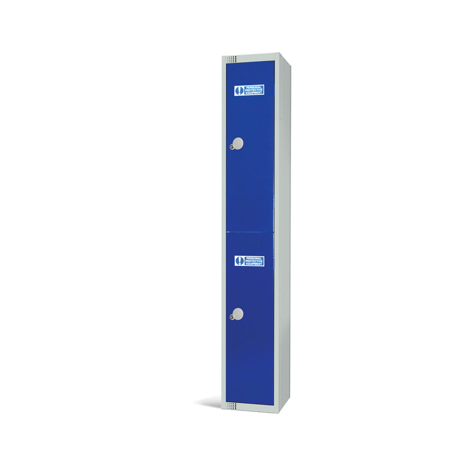 Two Door PPE Locker 1800 x 300 x 300mm