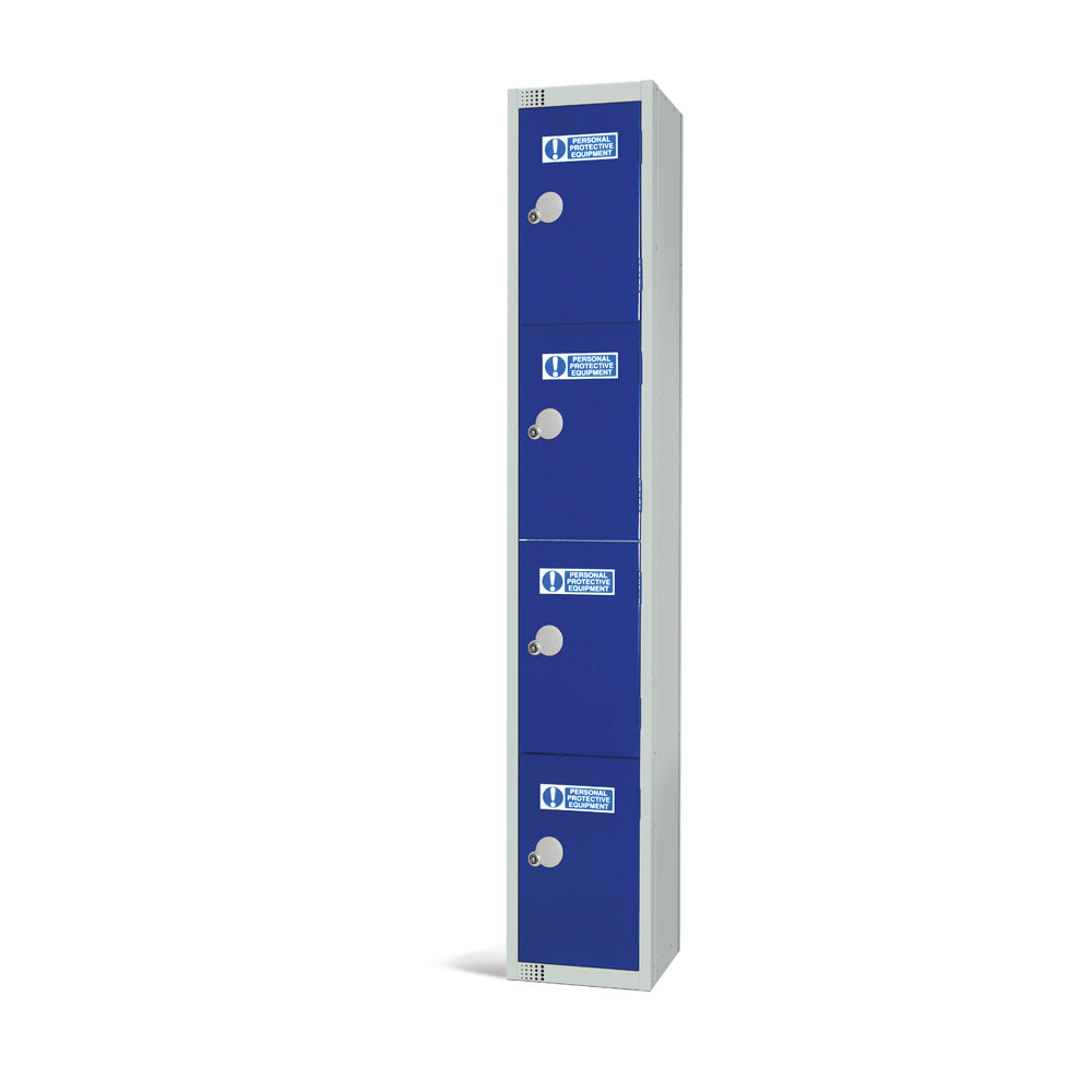 Four Door PPE Locker 1800 x 300 x 300mm