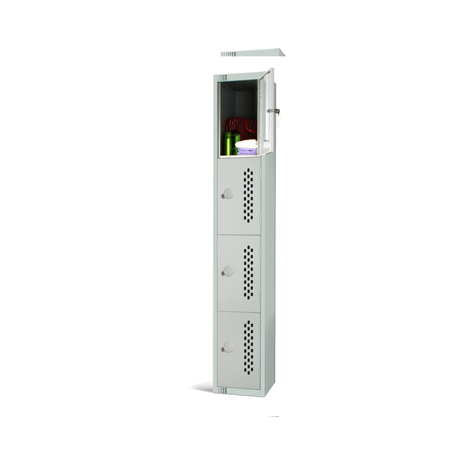 Four Door PPE Locker 1800 x 300 x 450mm