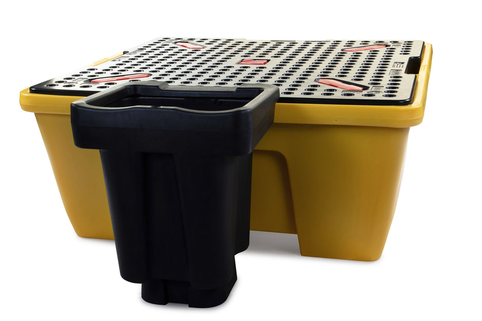 Low Profile Single IBC Bunded Pallet | 1260L IBC Spill Containment
