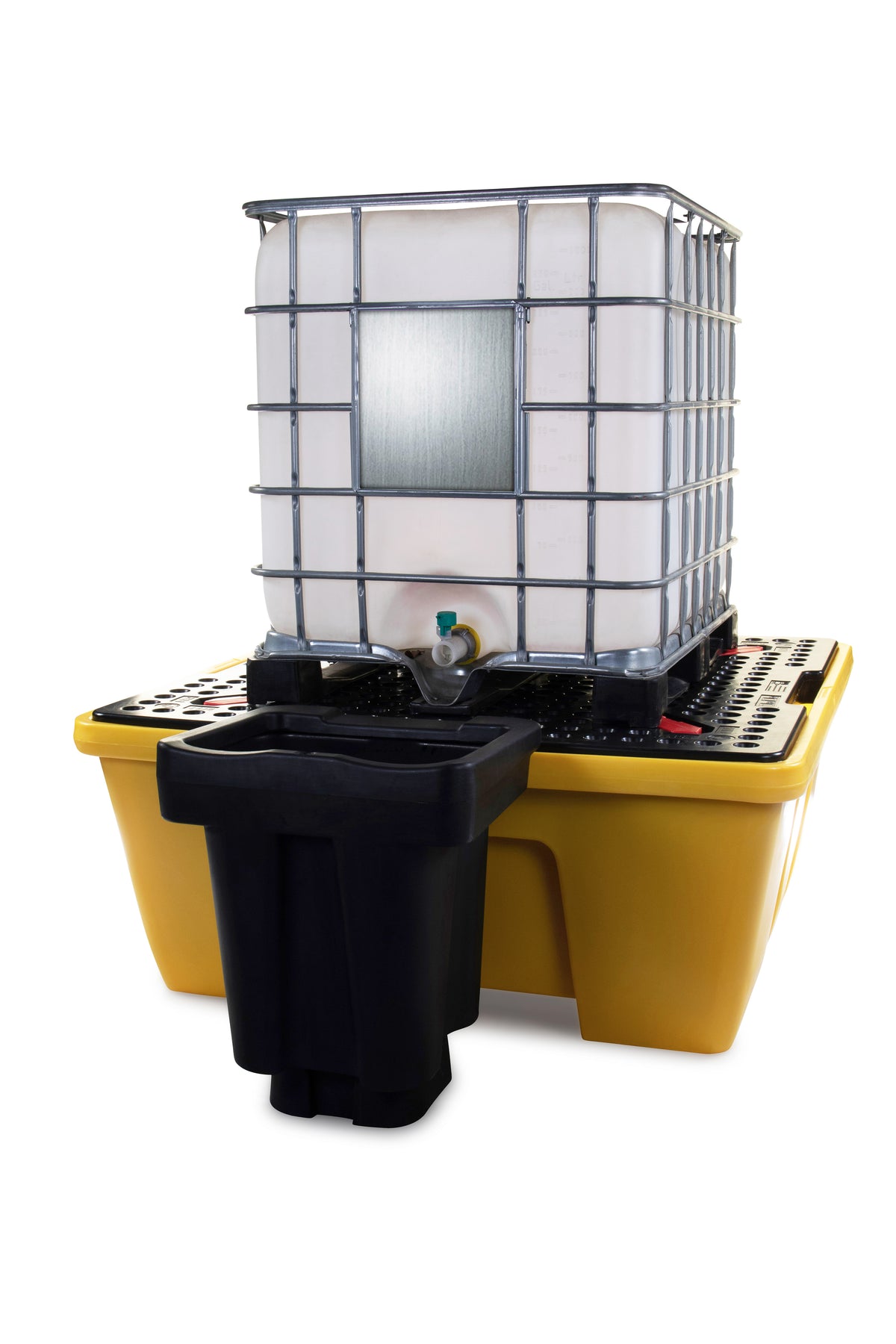 Low Profile Single IBC Bunded Pallet | 1260L IBC Spill Containment