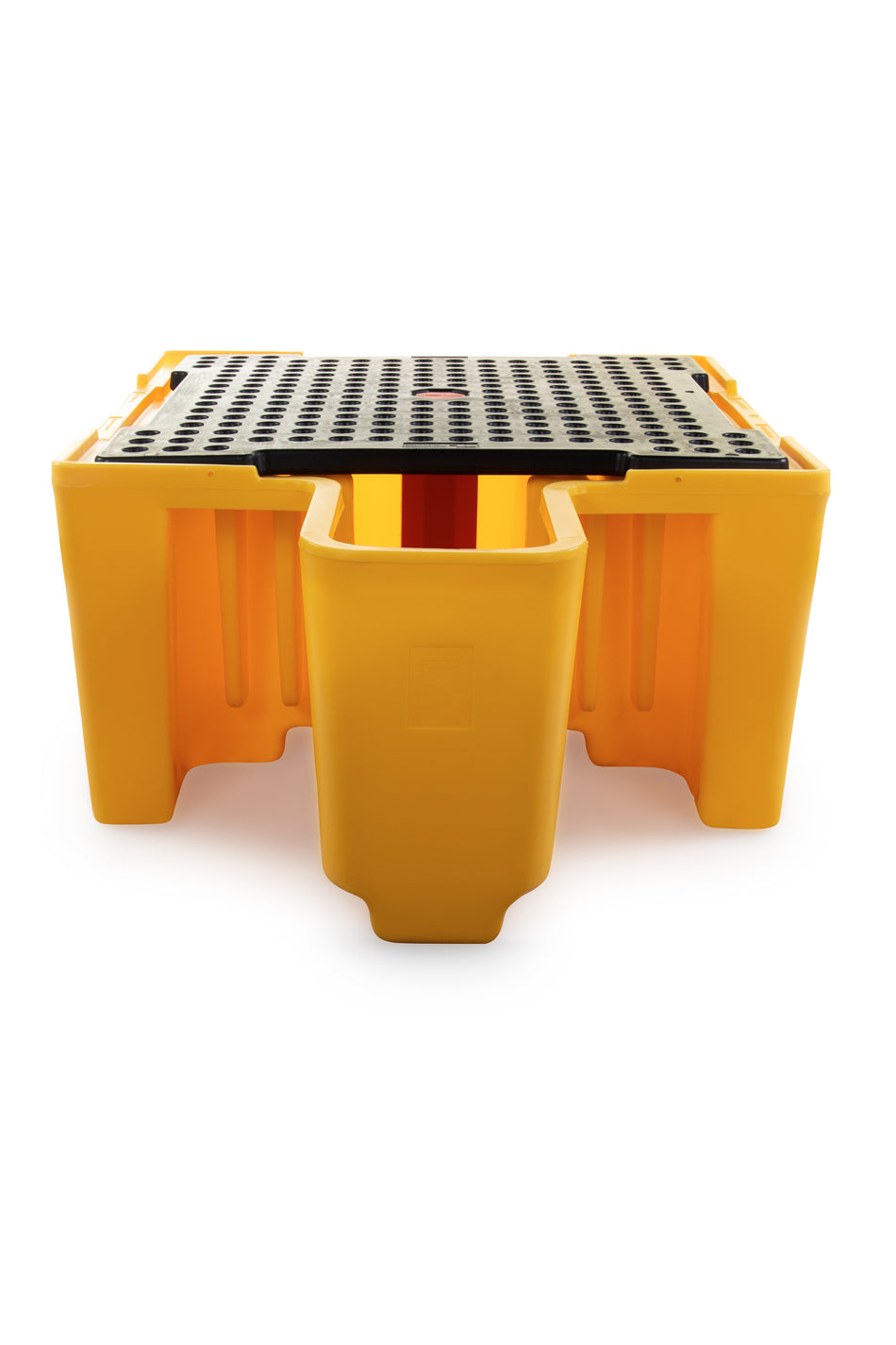 Single IBC Bunded Pallet with Dispensing Area, Post & Grid | 1120L IBC Bund