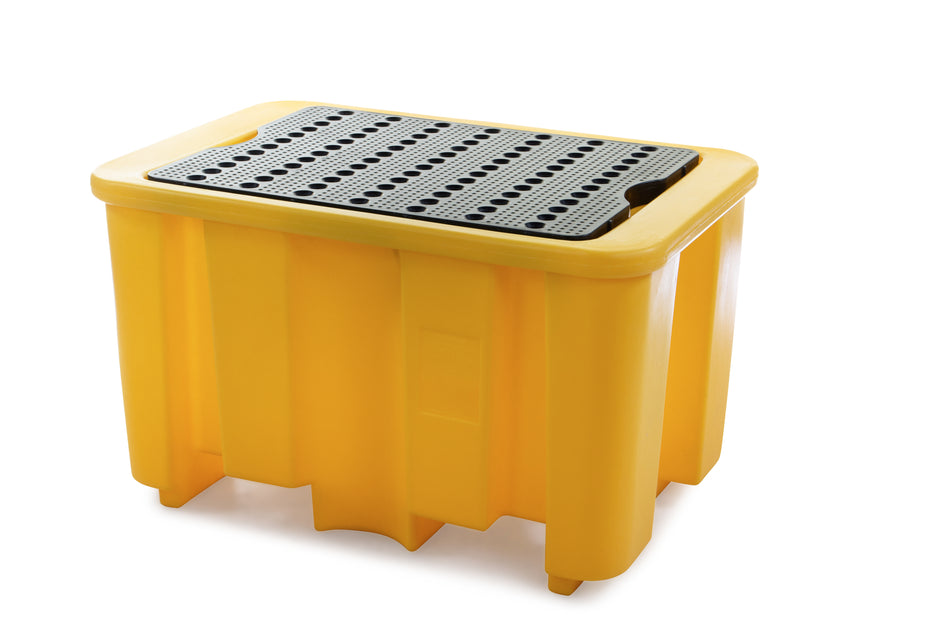 Bunded Spill Pallet for 1 x 205L Drum | Polyethylene Drum Spill Containment