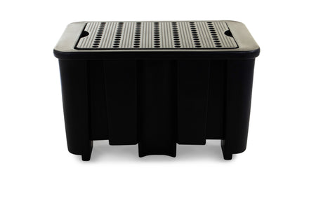 Black Bunded Spill Pallet for 1 x 205L Drum | Polyethylene Drum Spill Containment