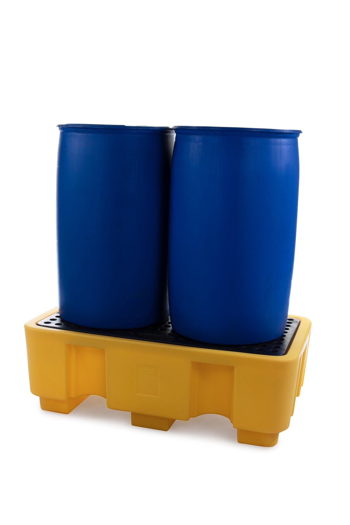 2 Drum Bunded Spill Pallet | 250L Sump for 205L Drums