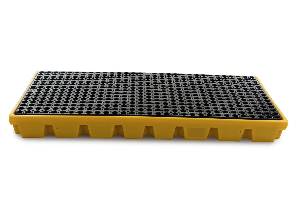 Polyethylene Workfloor for 2 x 205L Drums | Low Profile Drum Work Floor