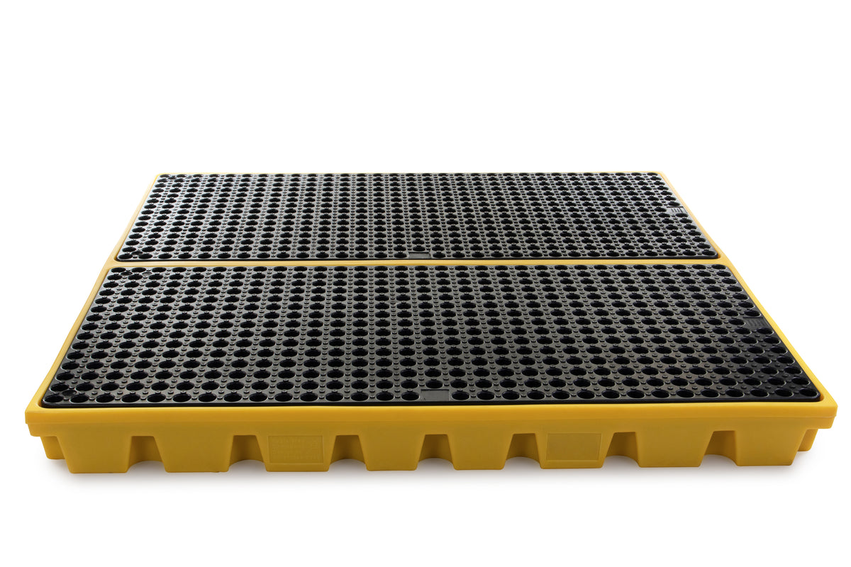 Polyethylene Workfloor for 4 x 205L Drums | Low Profile Drum Dispensing Workfloor