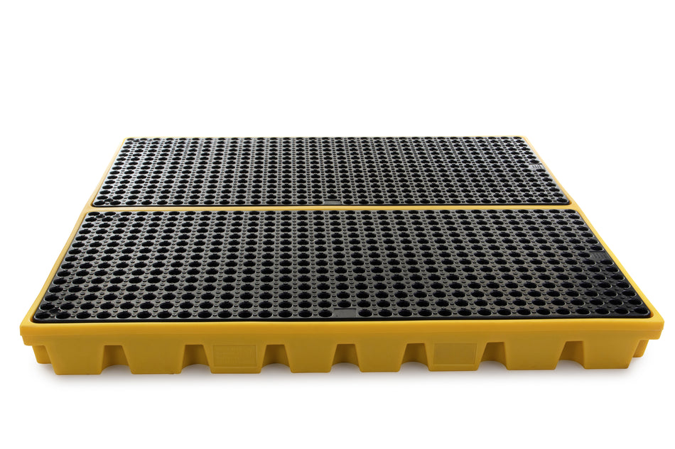 Polyethylene Workfloor for 4 x 205L Drums | Low Profile Drum Dispensing Workfloor