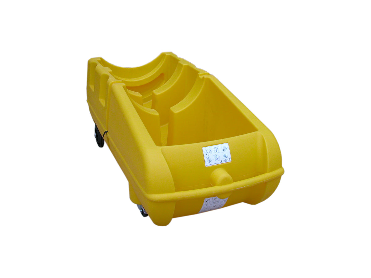 Polyethylene Drum Transporter & Dispenser | Mobile Drum Bund & Dispensing Unit