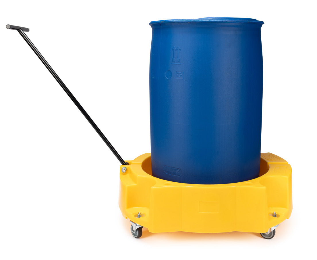 Polyethylene Drum Dolly for 205L Drums | Mobile Drum Transporter