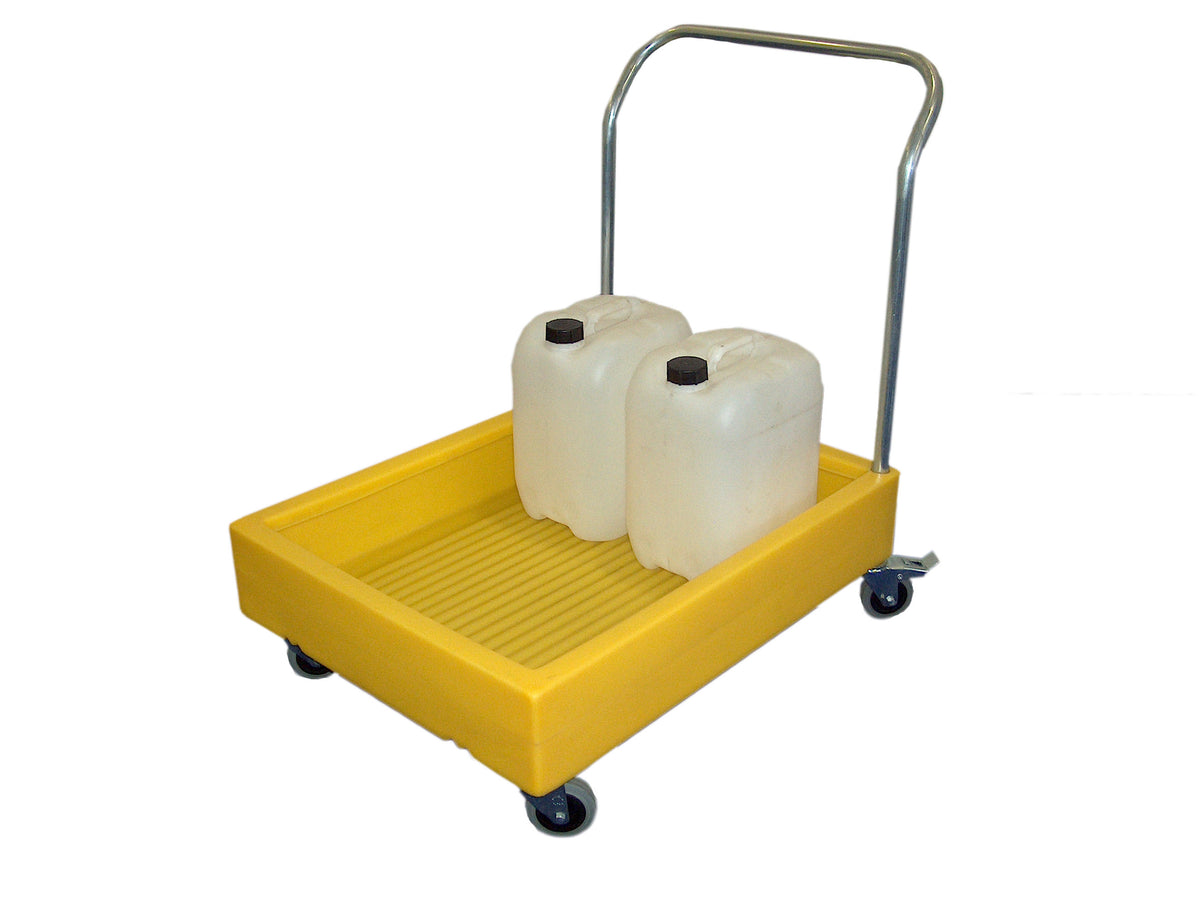 Drum Trolley with 100L Sump | Mobile Container Spill Trolley