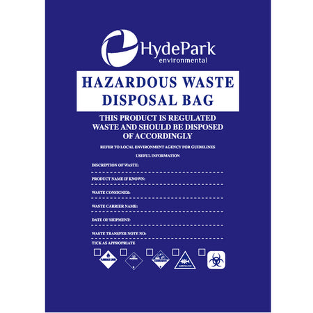 Hazardous Waste Disposal Bags (Pack of 100)