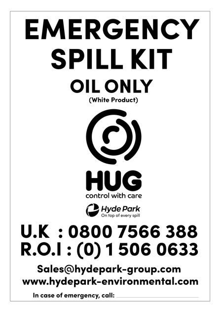 Spill Kit Station Sign - Oil Only