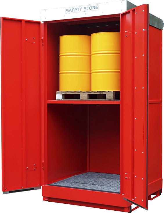 Bunded Storage Unit for 8 Drums