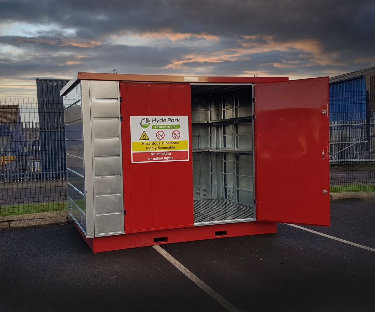 3m Wide COSHH Bunded Walk-In Store | Secure Chemical Storage Building