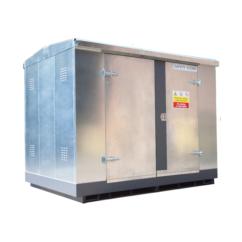 Economy Galvanised Store With Double Doors