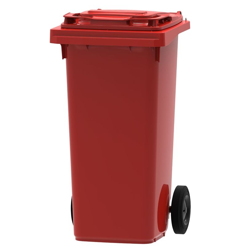 120 Litre Wheeled Bin With Hinged Lid