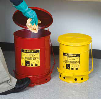 20 Litre Oily Waste Can with Foot-operated Cover