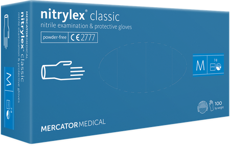 Blue Powder-Free Nitrile Disposable Gloves