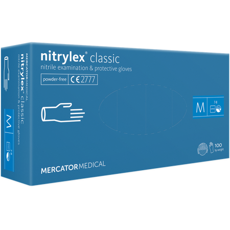 Blue Powder-Free Nitrile Disposable Gloves