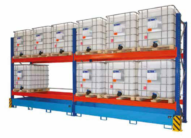 Environmental Racking - Basic shelf with 2 levels, shelf sump RW 2700-1*