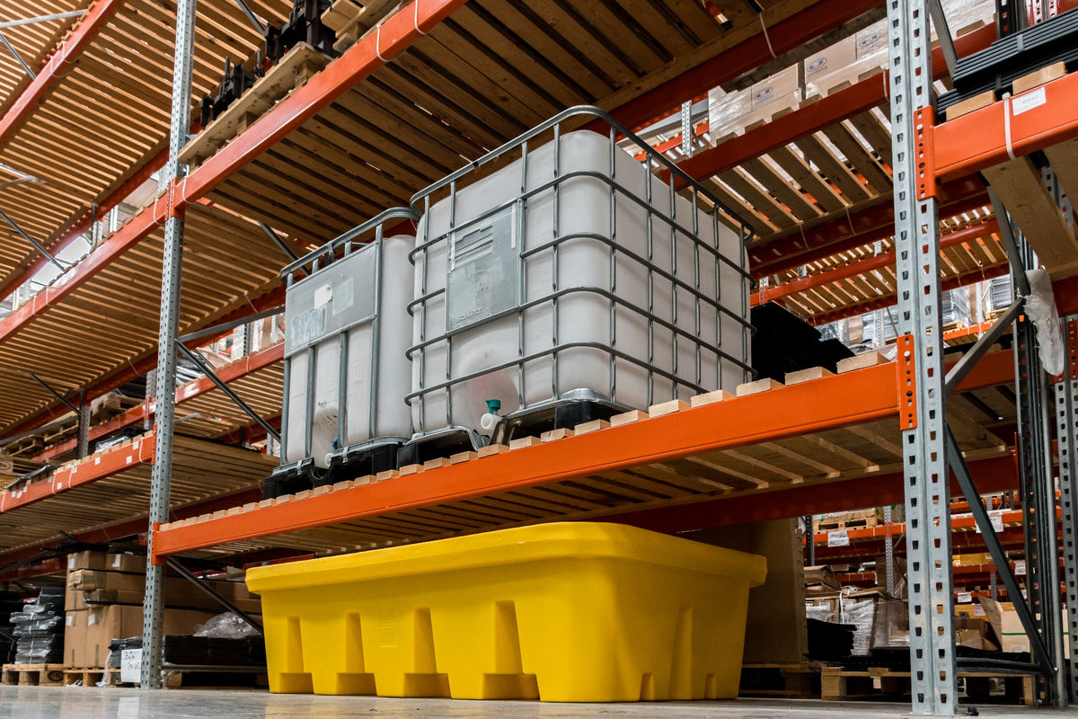 Under Racking Bund 2.2m | 1100L Spill Containment Bund