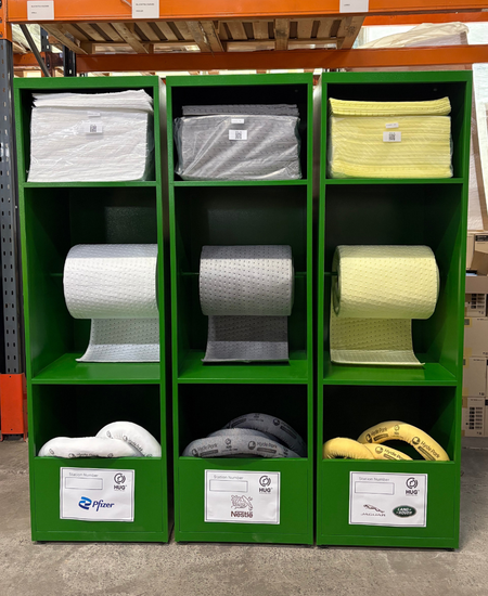 Absorbent Floor Standing Station